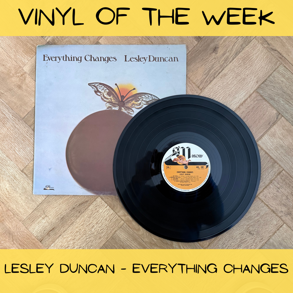 Vinyl album of the week - Lesley Duncan Everything Changes - Sean